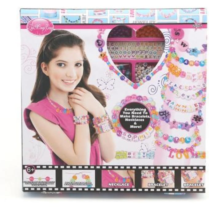 Letterkralenset Opmaken en sieraden