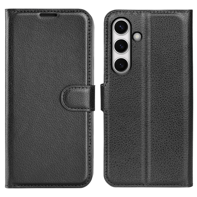 Mocaa Samsung Galaxy S24 FE Slim-Fit Book Case Zwart