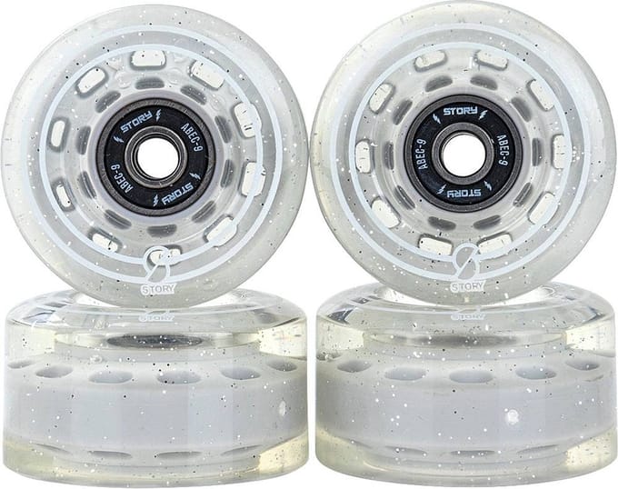 Story Quad Side by Side Rolschaatswielen Grey 58mm