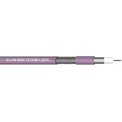 ELAN 70I132 Coaxkabel Buitendiameter: 2.80 mm 75 Ω Wit 10 m