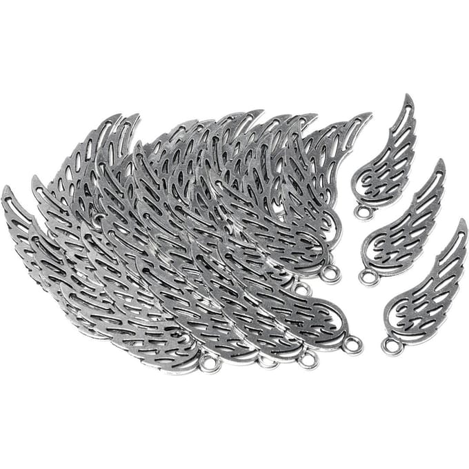 VBS Sieraden hanger "Enkele vleugel", 30 stuks