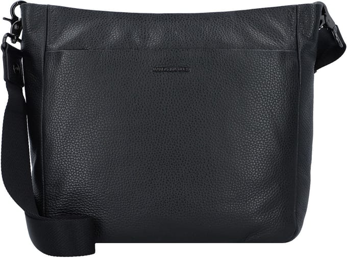 Mandarina Duck Mellow Leather - Schoudertas L 35 cm (nero)