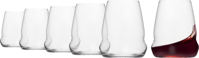 Stolzle Lausitz Waterglas Cocoon 55,5 cl - Kristalglas - Vaatwasmachinebestendig - Set van 6