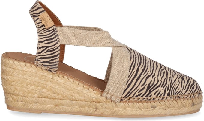 Toni Pons - Terra-ZB Dames Espadrilles Zebra - Maat 38