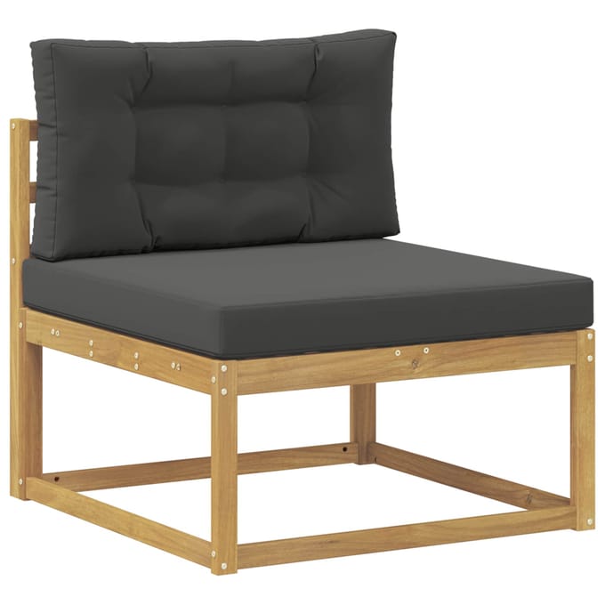 vidaXL - Buiten - Midden - Sofa - Polyester - Wit