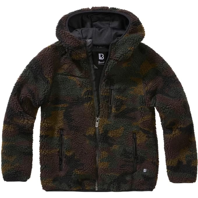 Kinder fleece met capuchon Brandit Teddy