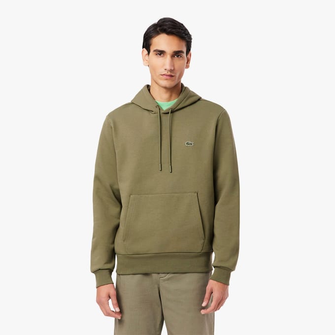 Lacoste Heren Organic Cotton Hoodie (Groen)