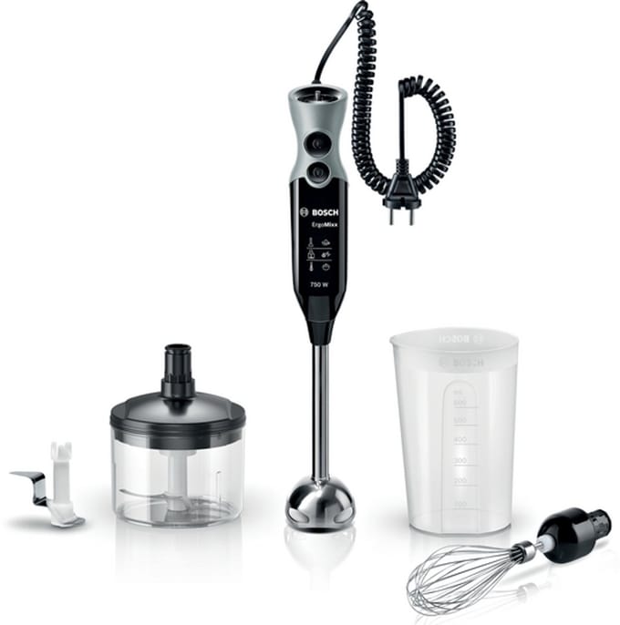 Bosch MSM67170 ErgoMixx - Staafmixer - ijscrusher - 750W - Zwart