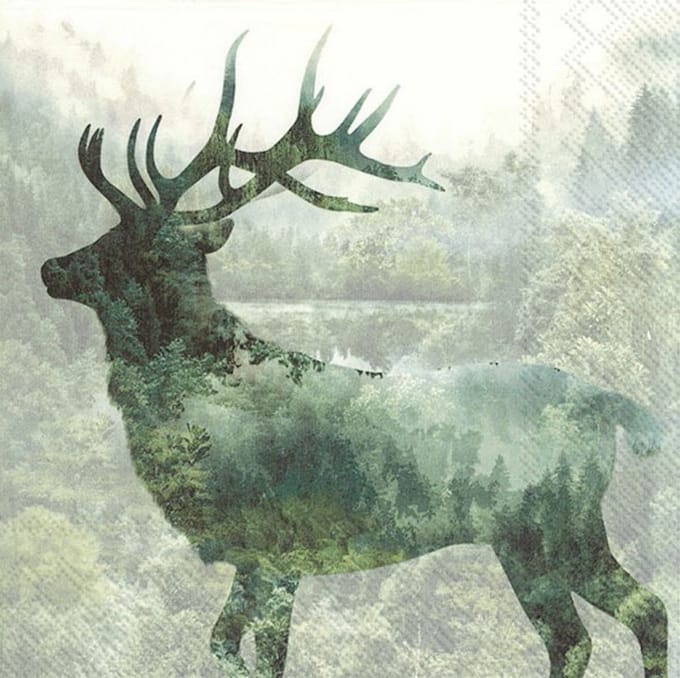 IHR Lunch servetten - Magic deer