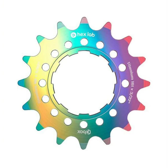 Titanium tandwiel Box Hex Lab