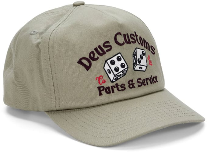 DEUS Knucklebones cap - Olive Green