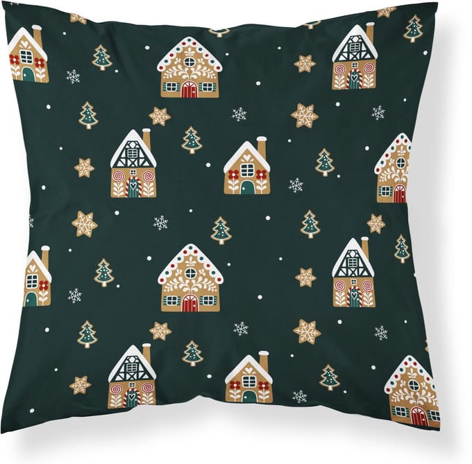 Gingerbread huisjes Kerst Kussen Sierkussen incl Vulling