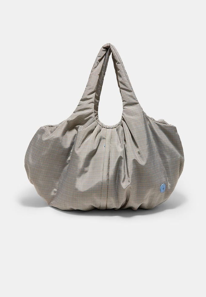 Stradivarius Maxi gewatteerde shopper  Hemelsblauw OS