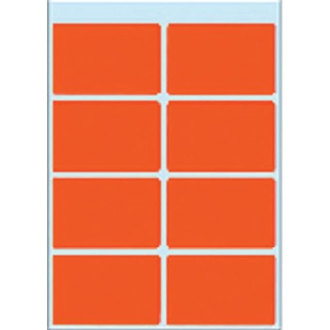 Haza Original Etiketten 40 Stuks 26 X 40 Mm Rood