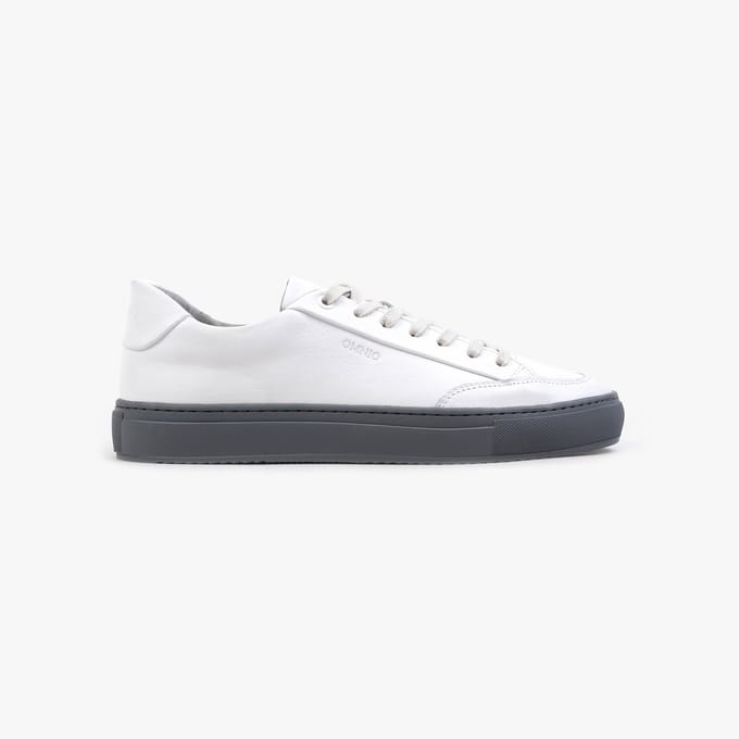 Omnio sorren sneakers wit leer gs
