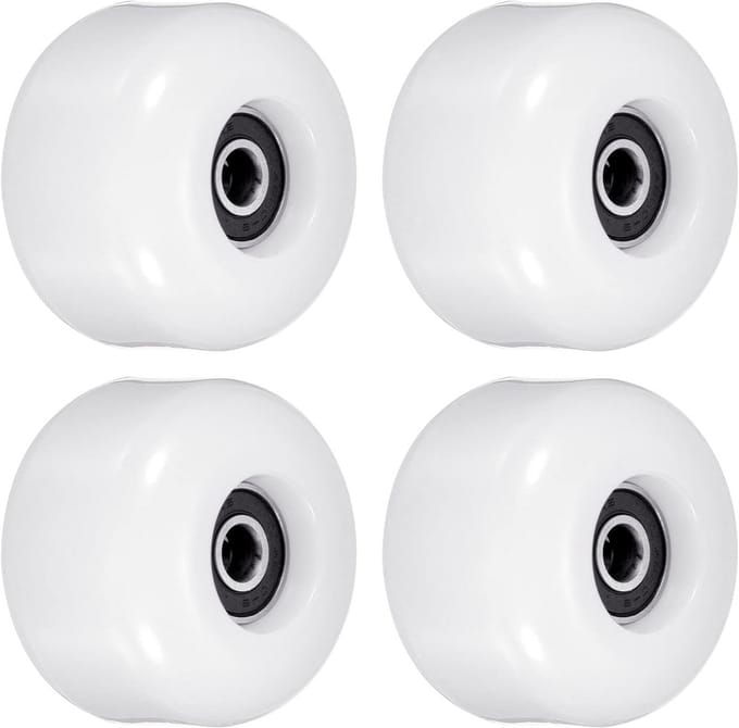 4x Skateboard Wielen Set 54mm ABEC-9 Lagers 85A Grippy Straat & Cruiser Vervanging