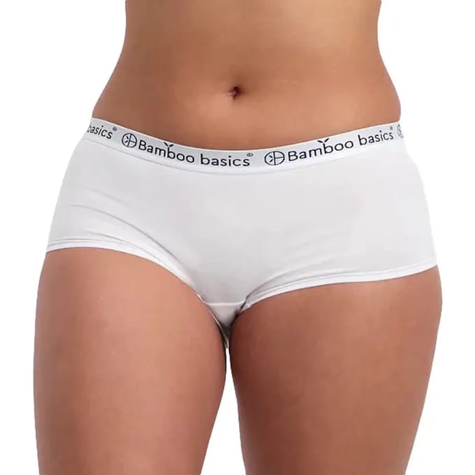 Comfortabel & Zijdezacht Bamboo Basics Hipsters Iris (2-pack) - Wit - XL