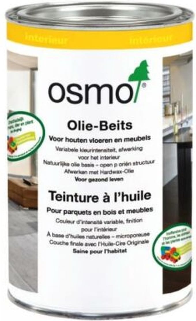 Osmo Buitenhout Eenmaalbeits HS Plus 9212 zilverpopulier - 750 ml