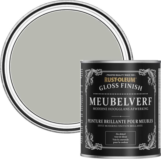Rust-Oleum Grijs Meubelverf Hoogglans - Grijze Boom 750ml