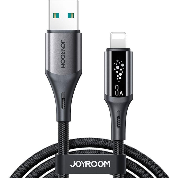 Joyroom S-A60 StarTalk 3A USB-A - Lightning cable 1.2 m - black