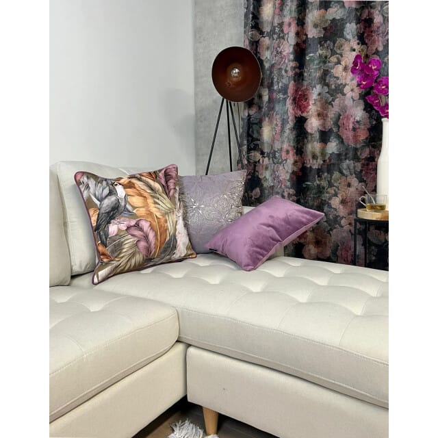 Gek op kussens! Sierkussen velvet lichtpaars long | 30 x 50 cm | polyester