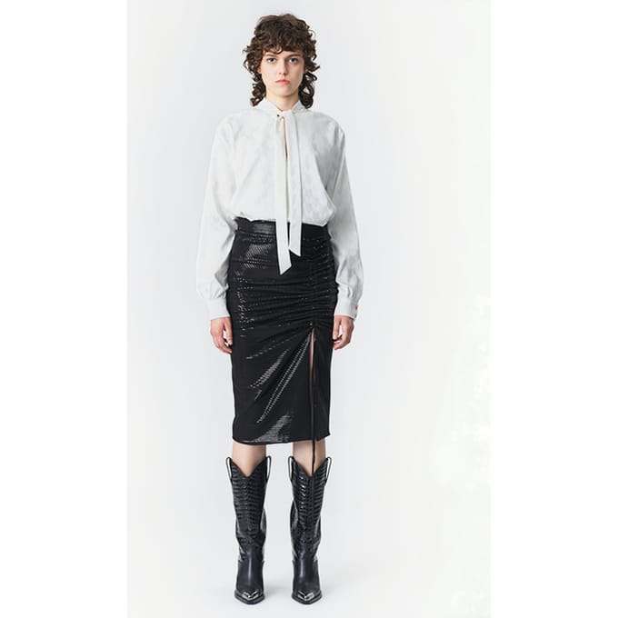 Marcell von Berlin Sequin Gathered Skirt Black Taglia: 34 | Minigonne Outlet | Donna | Nero