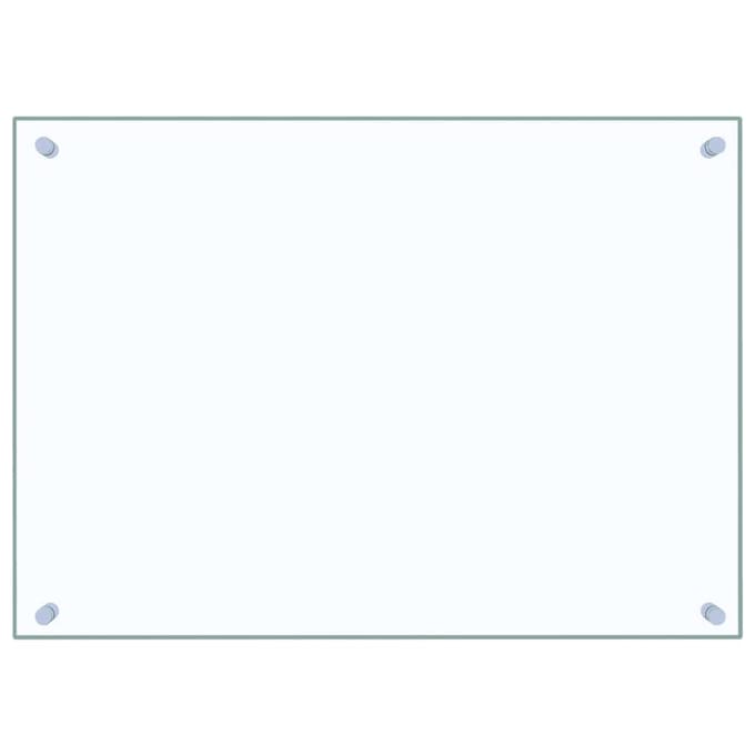 vidaXL - Spatscherm - keuken - 70x50 - cm - gehard - glas - transparant