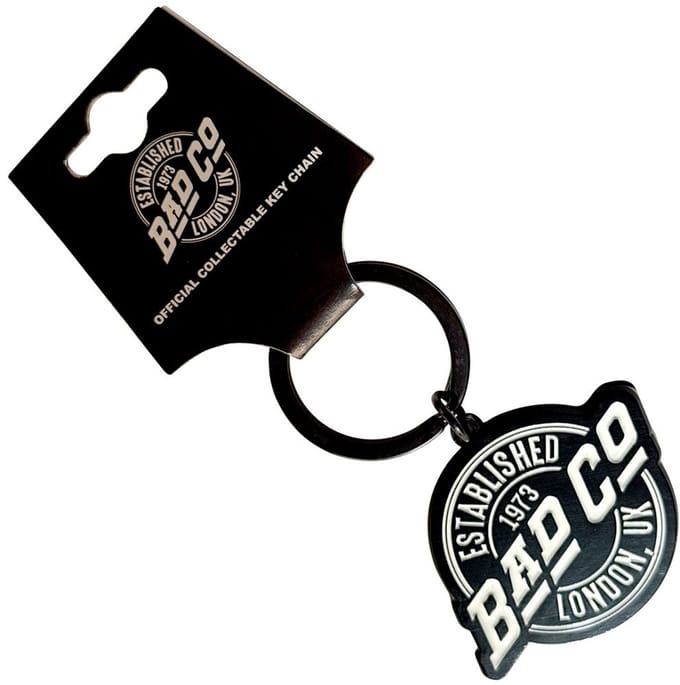 Bad Company - Est. 1973 Circle Logo Sleutelhanger - Zwart