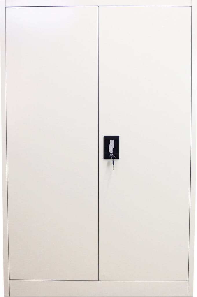Archiefkast - lichtgrijs - 90x40x140cm - incl document-organiser