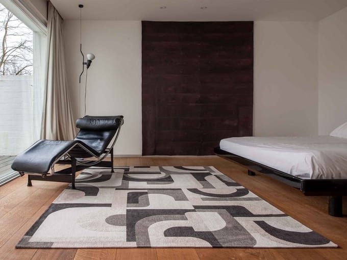 Louis De Poortere vloerkleed Saxon Beige - grijs - 80x150cm