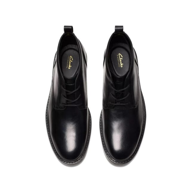 Clarks Aldwin Chukka - heren laars - Zwart - maat 39.5 (EU) 39.5 (UK)