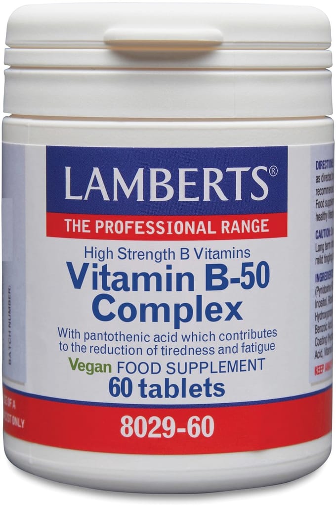 Lamberts Vitamine B50 Complex - 60 Tabletten - Vitaminen