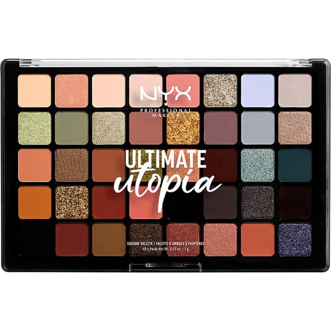NYX Professional Makeup Ultimate Utopia Shadow Palette Ulti - UUSP Utopia - Oogschaduw - 40 x 7 gr