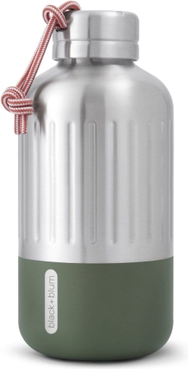 Black+Blum Explorer Insulated Bottle Small - Isoleerfles - 0.65Ltr - Olijfgroen