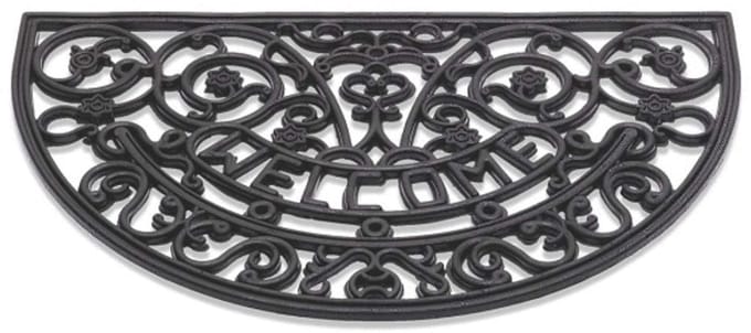 Hamat Deurmat Welcome Rubber 75 x 45 cm - halfrond