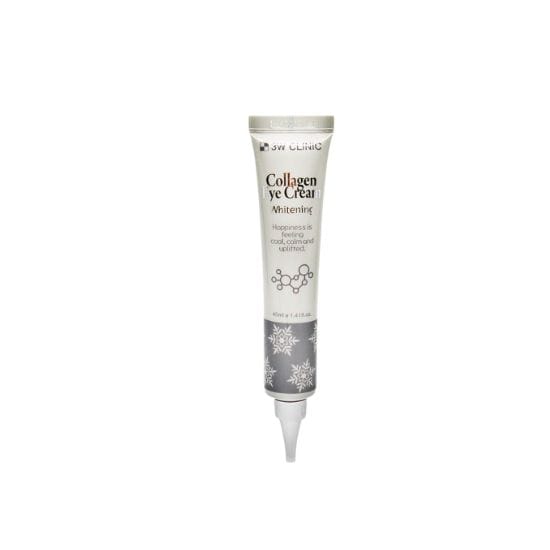 Crème Yeux Collagen 3W Clinic Blanchissante 40ml – Soin Yeux Éclaircissant & Raffermissant white