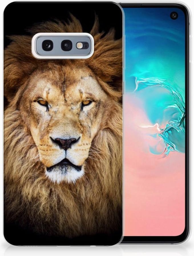 Samsung Galaxy S10e TPU Hoesje Leeuw