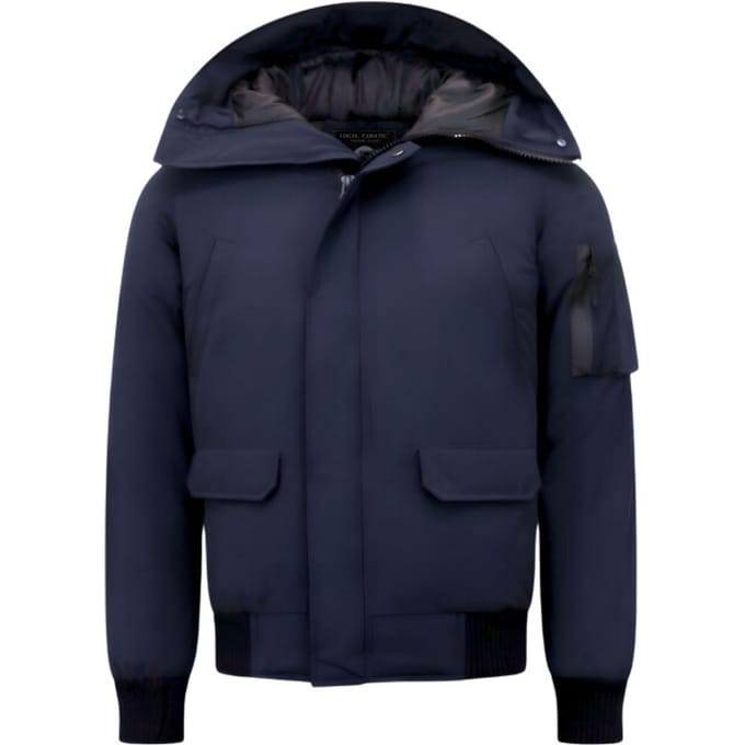 Heren Winterjassen Korte Model- 8821 - Blauw