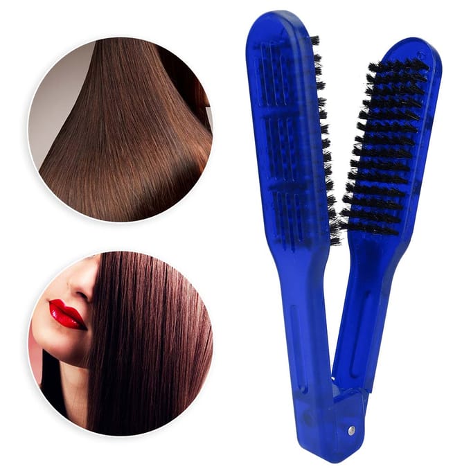 Haar Stijltang Multiplex Kam Stijltang Styling Kam Kappersgereedschap (Blauw) rood