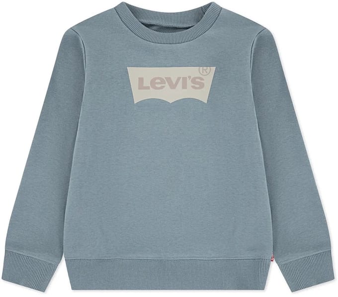 Levi´s ® Kids French Terry Batwing Sweatshirt Blauw 12 Years Jongen