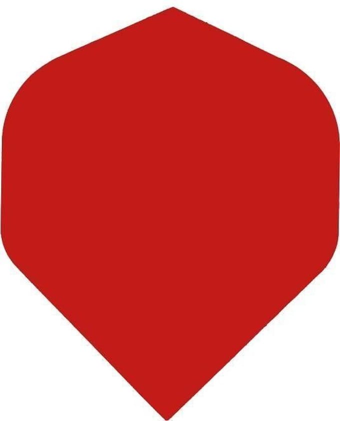 Bull's One00 - Red Plain - Dart Flights