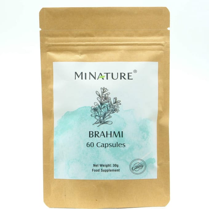 Brahmi Capsules 60 stuks - 450mg Poeder van Bacopa Monnieri per Vegan Capsule - 100% Plantaardig