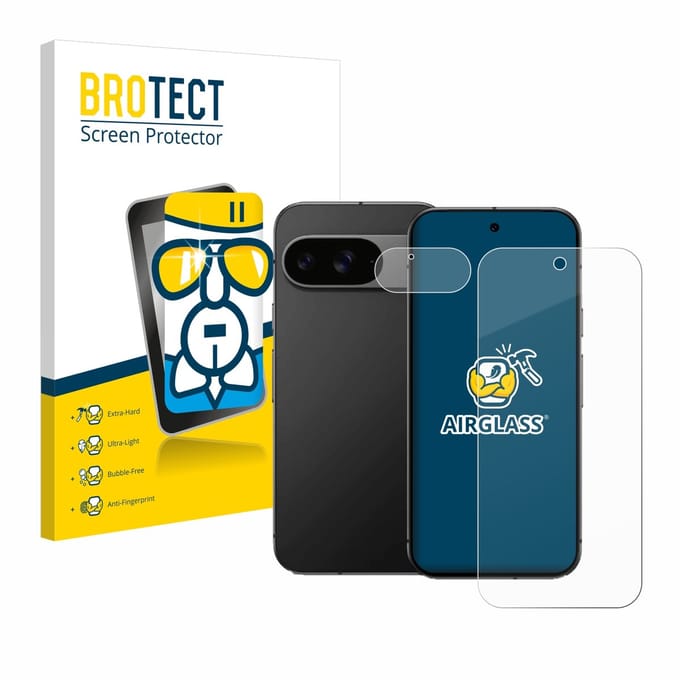 Screenprotector voor Google Pixel 9 (Voor+Camera) Beschermglas transparant