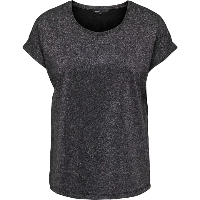 ONLY - ONLMOSTER GLITTER S/S TOP NOOS JRS Dames T-shirt