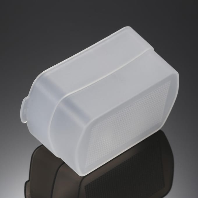 580EX Flitser Speedlight Bounce Head Soft Box Case Diffuser voor YONGNUO wit