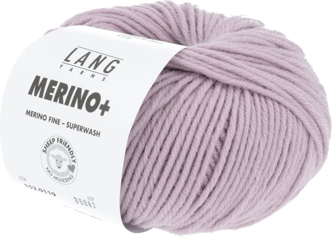 Lang Yarns Merino Plus - 119 babyroze - Merinowol Garen