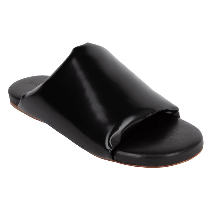Bottega Veneta Kussen Slippers Zwart