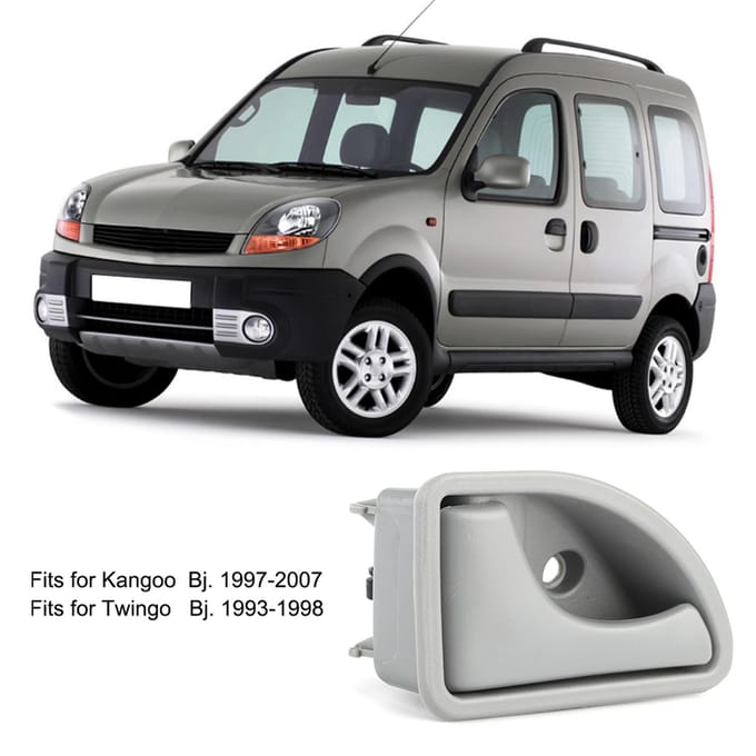Binnendeurklink Voor Links 8200247802 Past voor Kangoo Twingo gray