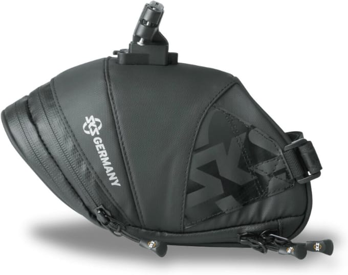 Waterafstotende zadeltas met ergonomische ritssluiting voor fietsaccessoires