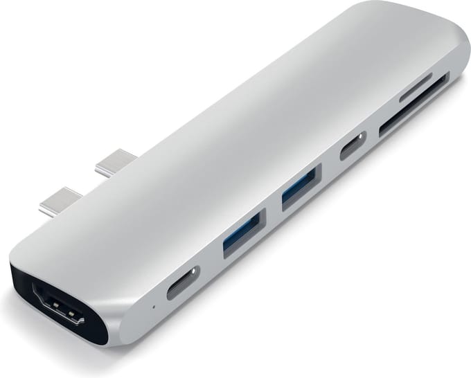 Satechi USB-C PRO Hub with 4K HDMI 85W - Zilver